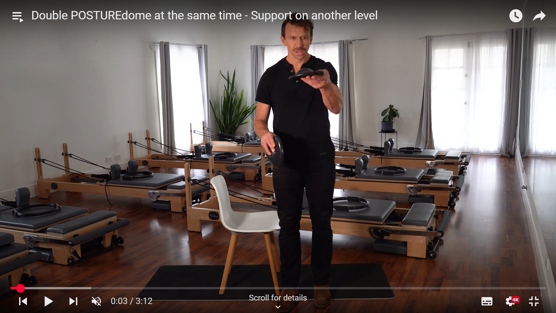 Load video: Andy discussing which POSTUREdome is right for you?  Align Ease or Align Plus?