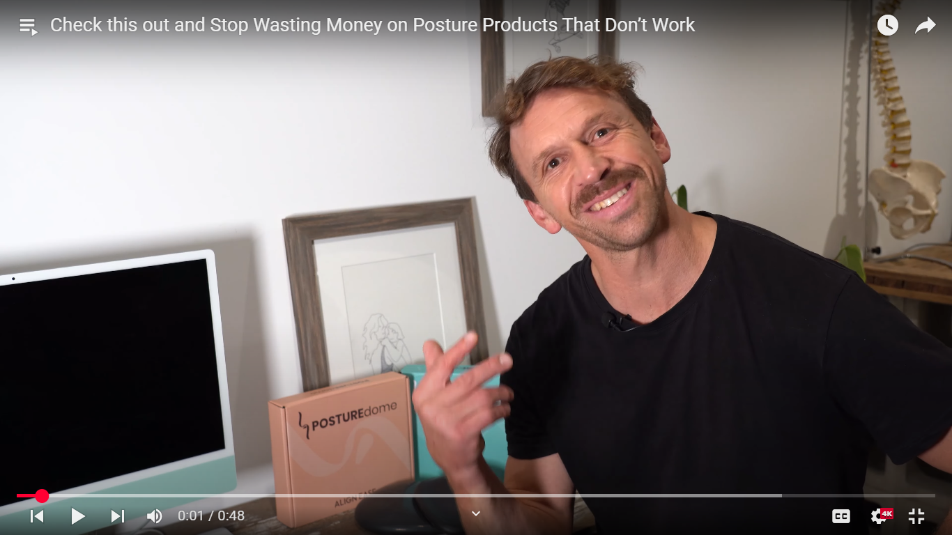 Load video: Andy explaining why POSTUREdome stands alone and does good posture better.
