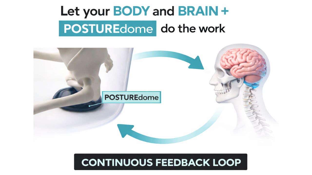 Load video: Andy explaining why POSTUREdome stands alone and does good posture better.